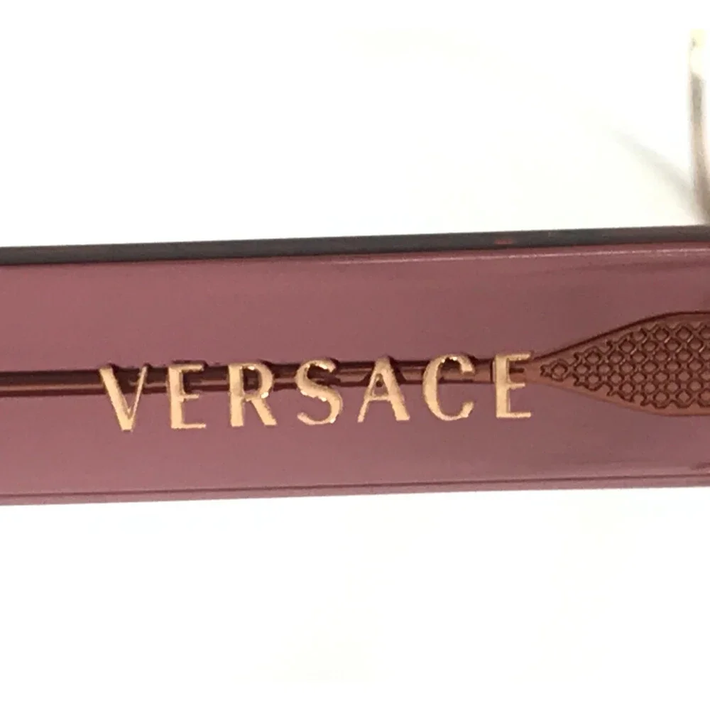 Versace Eyeglasses Frames MOD.1318 1412 Purple Gold Cat Eye Full Rim 53-15-140